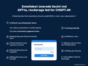 GPT4.0充值教程，如何安全高效完成ChatGPT4.0订阅？